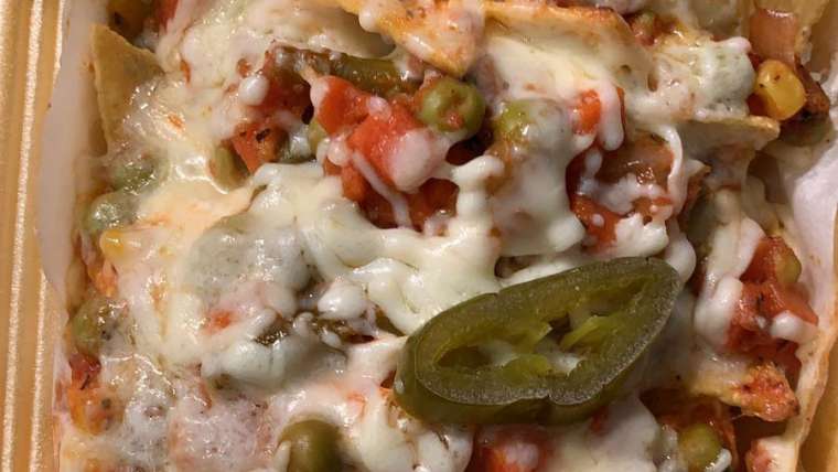 6. Vegetables Loaded Nachos
